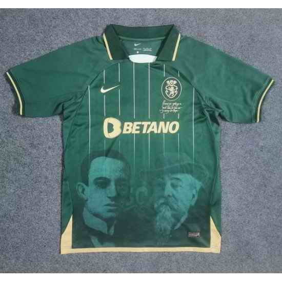 Men 2024 2025 Soccer Jersey Sporting Lisbon Green
